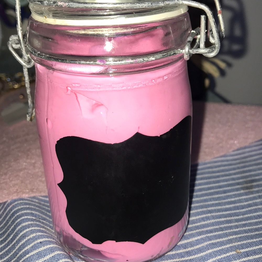 Hot pink butter slime